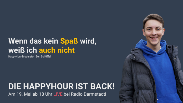 We are back! Nächste HappyHour: 19. Mai 